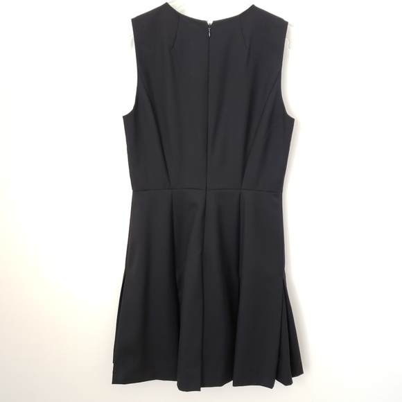 J. Crew | Pleated A-line Dress in Two-Way Stretch - Picture 3 of 8